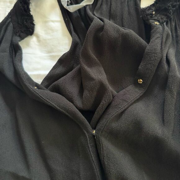 Raquel Allegra Halter Midi Dress in Black Size 2 - Picture 7 of 9